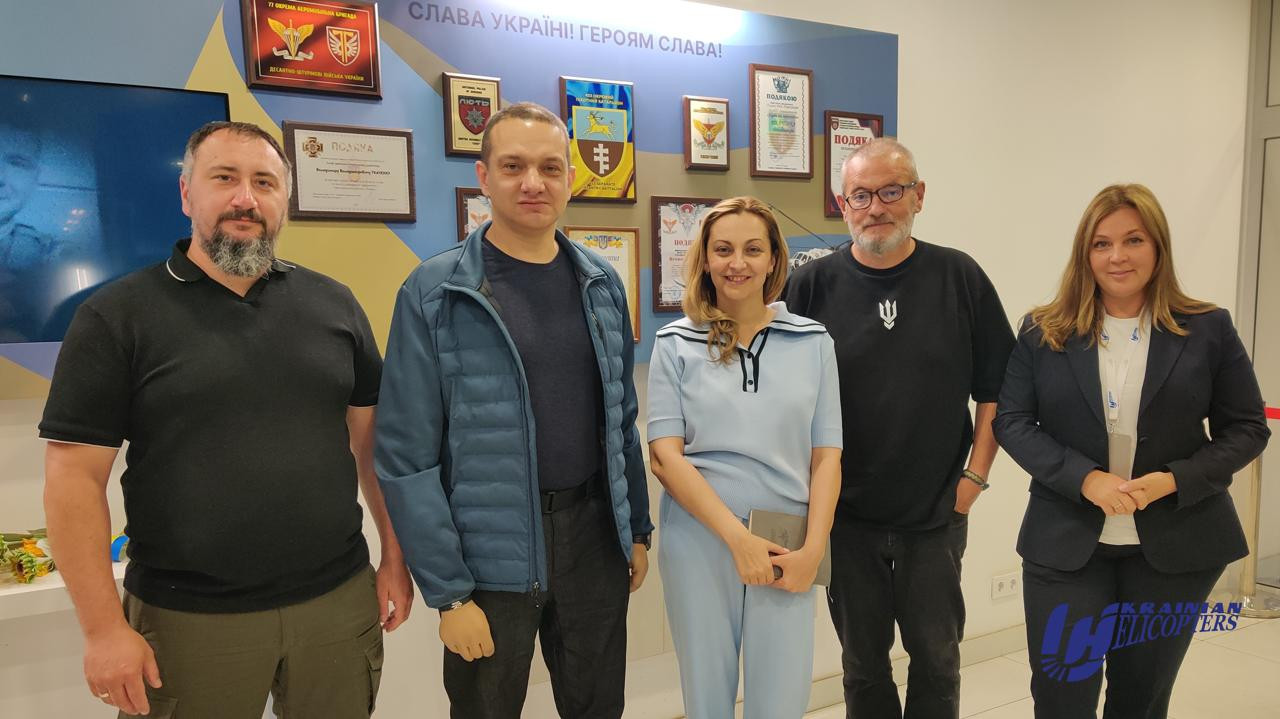 Ukrainian Helicopters met with the President's Representative for Veterans' Rehabilitation