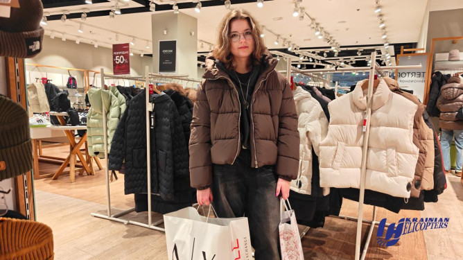 Katya from Kyiv updated her wardrobe with aviation company Ukrainian Helicopters