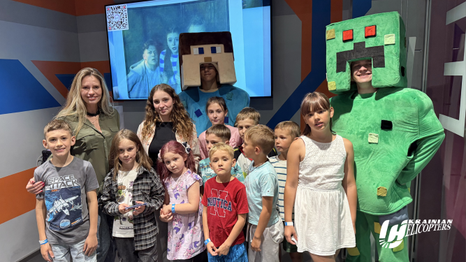 Bogdan’s ninth birthday: Ukrainian Helicopters gave him yet another happy memory