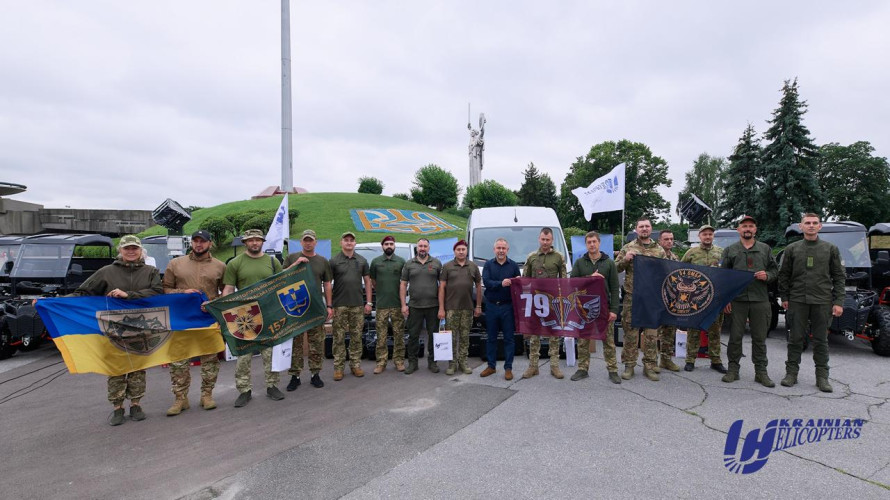 From socially responsible business to the front line: Aviation Company Ukrainian Helicopters donated 12.4 million in aid to the military