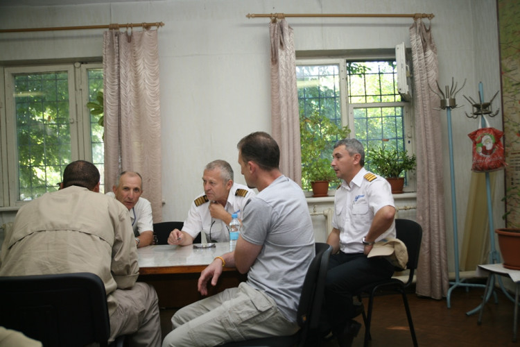 Тренування американських пілотів на аеродромі Велика Кахнівка