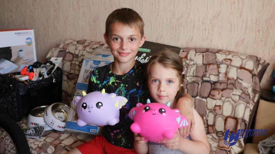 Surprise for Varvara and Stanislav from Pereyaslav: Ukrainian Helicopters made the dreams of the Defender's children come true