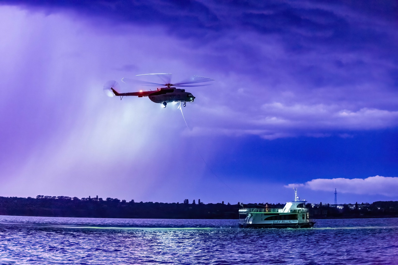 Presentation of Mi-8MTV-1 capabilities in Mykolaiv