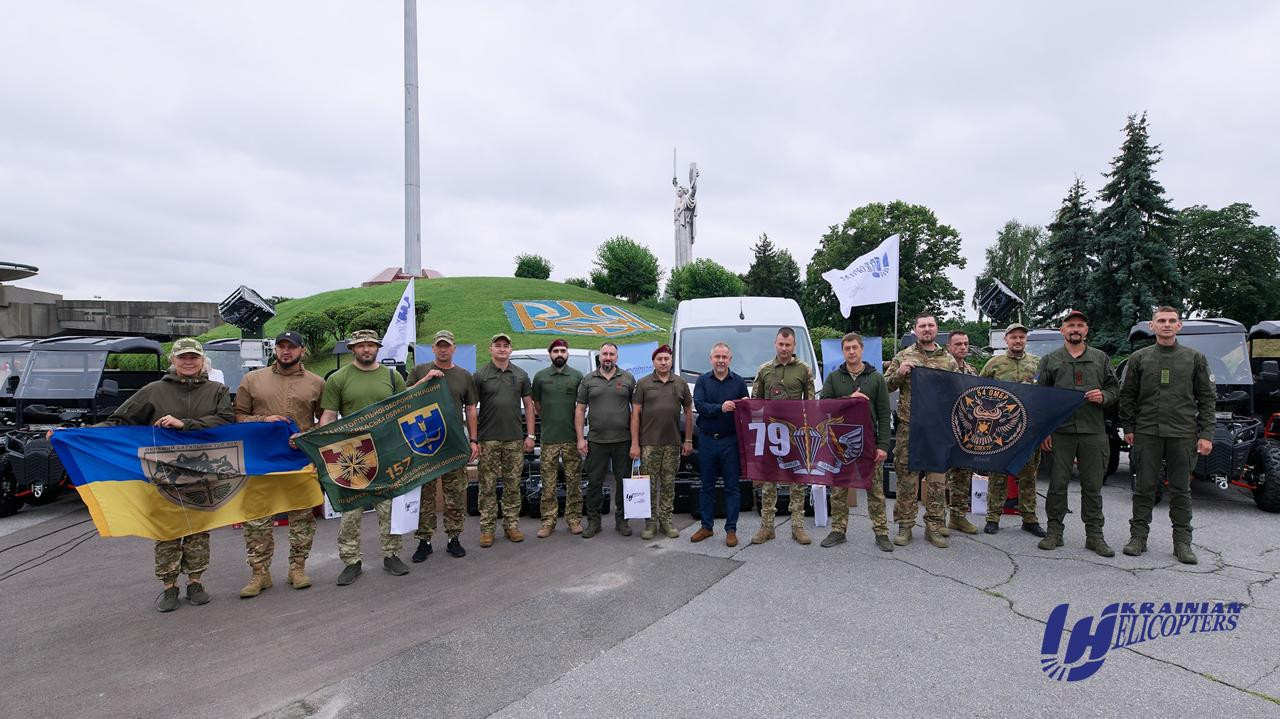 From socially responsible business to the front line: Aviation Company Ukrainian Helicopters donated 12.4 million in aid to the military