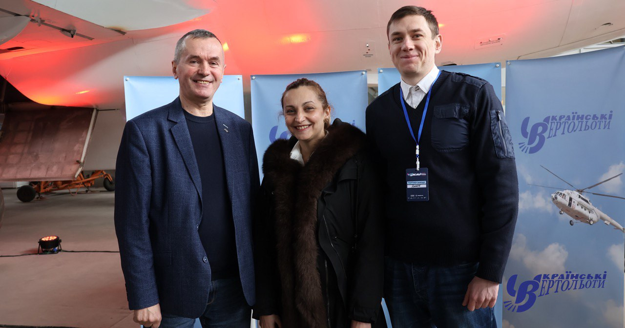 Love, Kai and Aviation: Ukrainian Helicopters took part in career days at the Kyiv Aviation Institute