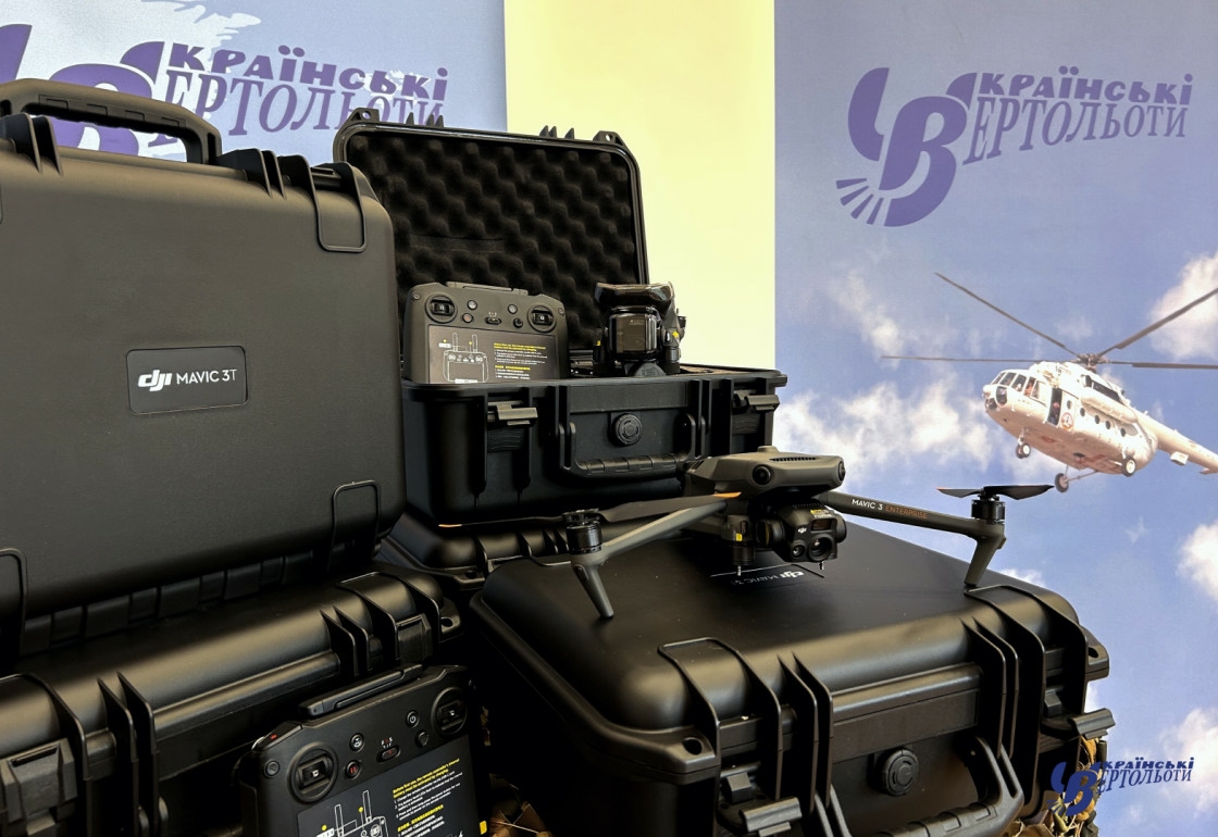«Українські вертольоти» передали партію дронів 46-тій окремій аеромобільній бригаді