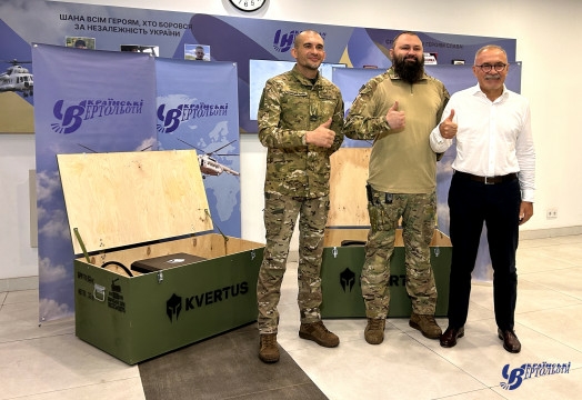 «Українські вертольоти» передали військовим сучасні системи РЕБ для захисту на передовій