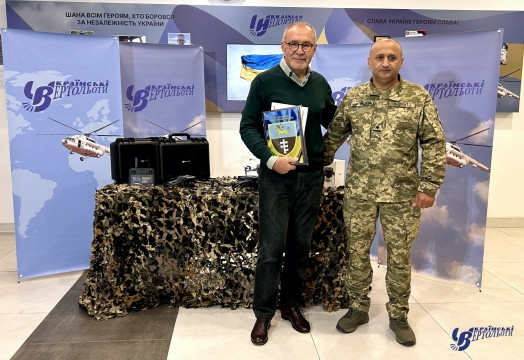 "Ukrainian Helicopters" extended their greetings to everyone involved on Ukraine’s Defenders Day and delivered a batch of Mavik drones to the 453rd Separate Infantry Battalion