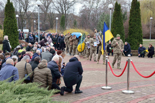 Прощання з бортпровідником-рятувальником Сергієм Приходько