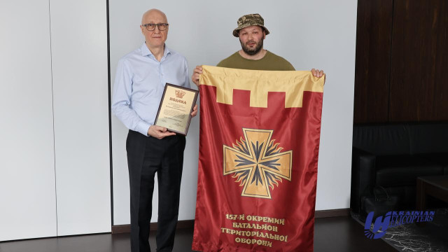 Soldiers of the 118th Brigade of the Territorial Defense Forces are thankful to Ukrainian Helicopters for their assistance