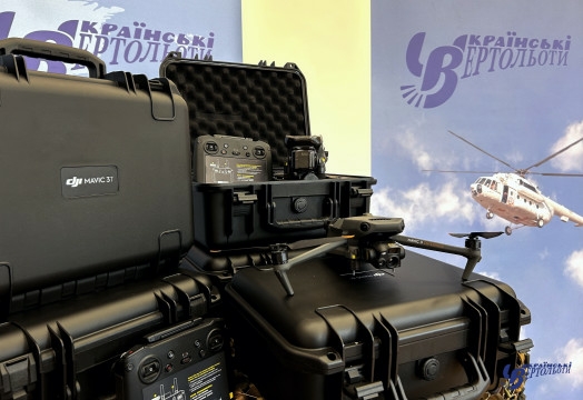 «Українські вертольоти» передали партію дронів 46-тій окремій аеромобільній бригаді