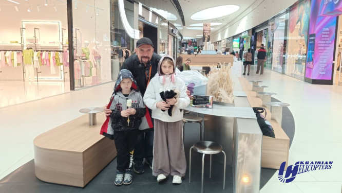 Ania and Vania were choosing toys and clothes: how Ukrainian Helicopters supports the children of defenders