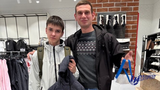 Shopping with Dania as part of the comprehensive support programme for the children of fallen defenders, organised by Ukrainian Helicopters