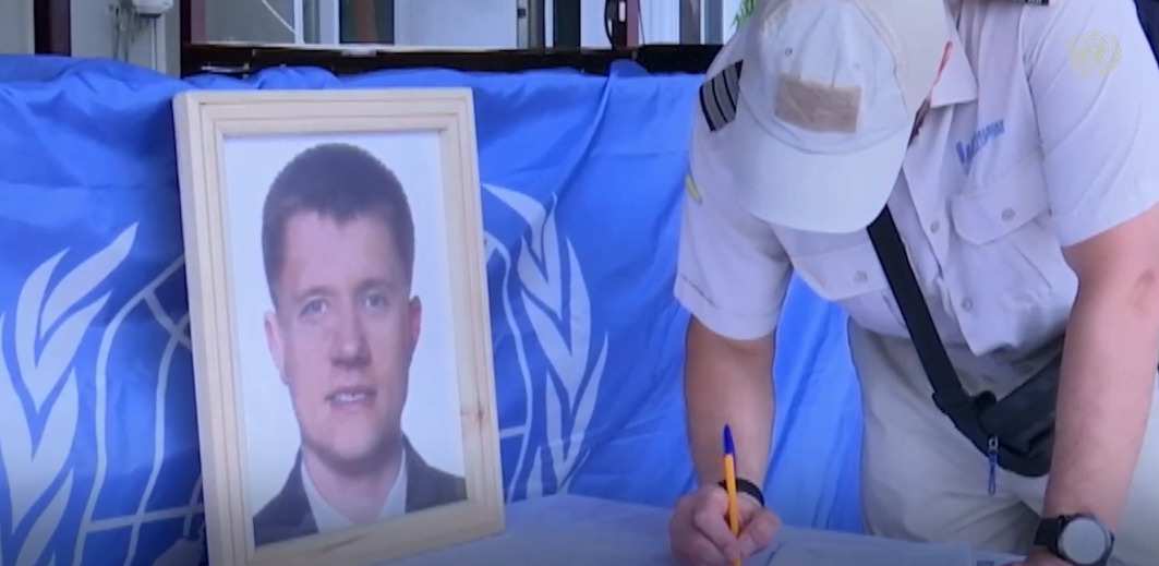 Sergii Prykhodko from Aviation Company Ukrainian helicopters received UN highest Peacekeeping Award posthumously