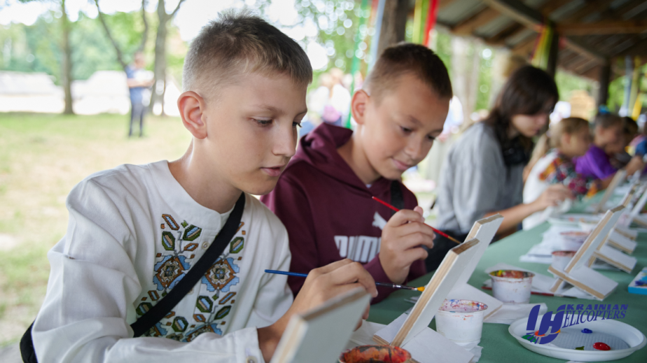 "Ukrainian helicopters" gave children fallen defenders and defenders a trip to the world of national traditions