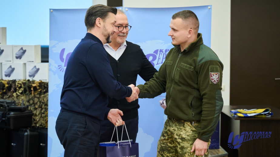 "Ukrainian Helicopters" airline company prepared and distributed festive volunteer gifts to the Defense Forces of Ukraine