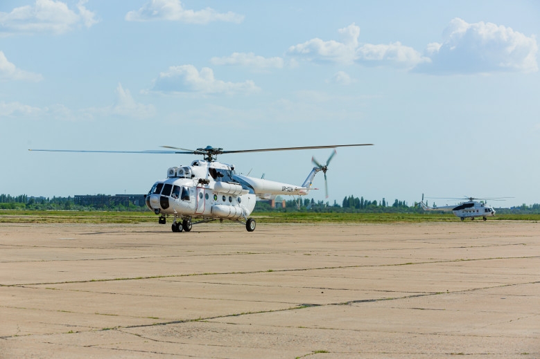 Presentation of Mi-8MTV-1 capabilities in Mykolaiv