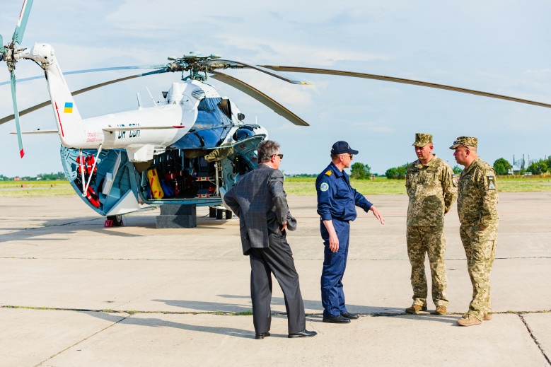 Presentation of Mi-8MTV-1 capabilities in Mykolaiv