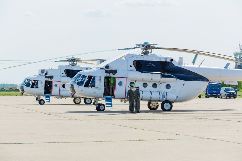 Presentation of Mi-8MTV-1 capabilities in Mykolaiv