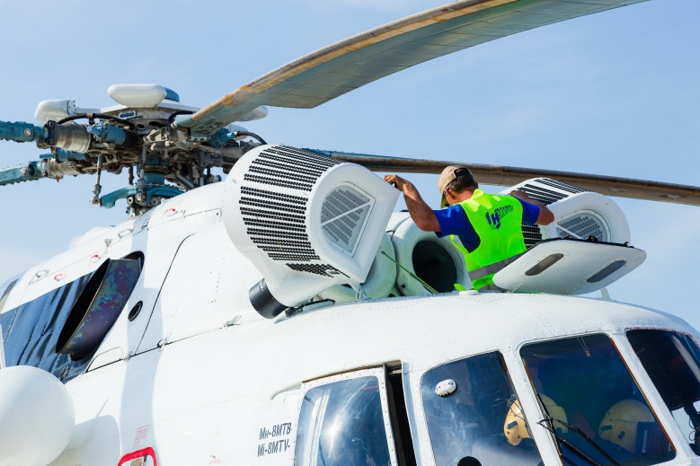 Presentation of Mi-8MTV-1 capabilities in Mykolaiv