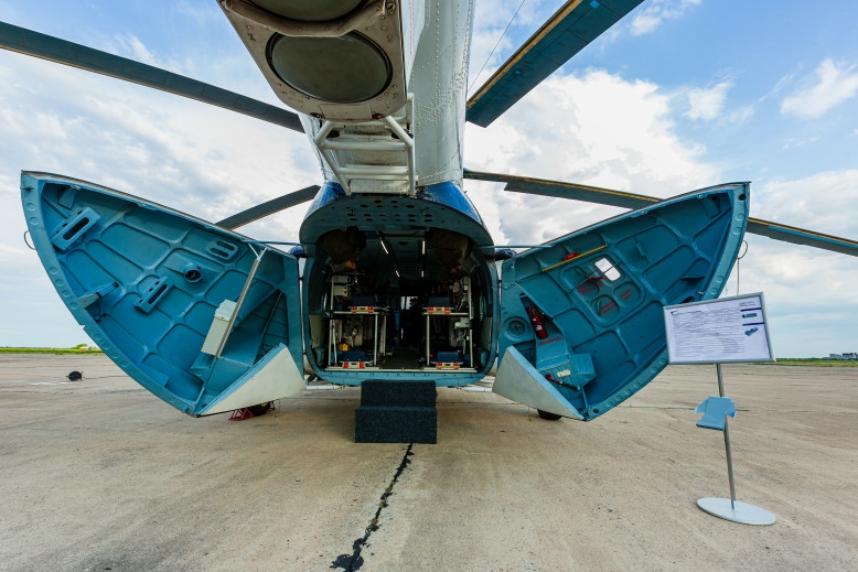 Presentation of Mi-8MTV-1 capabilities in Mykolaiv