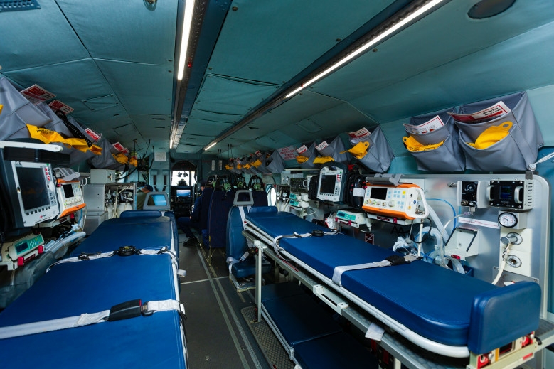 Presentation of Mi-8MTV-1 capabilities in Mykolaiv