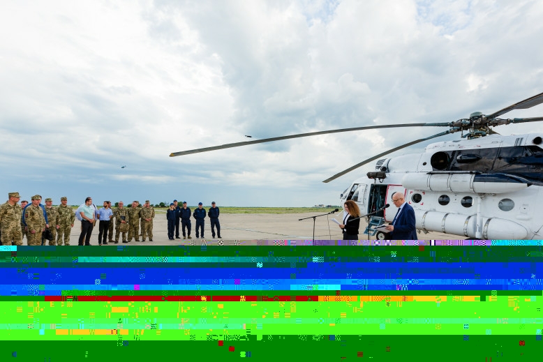 Presentation of Mi-8MTV-1 capabilities in Mykolaiv