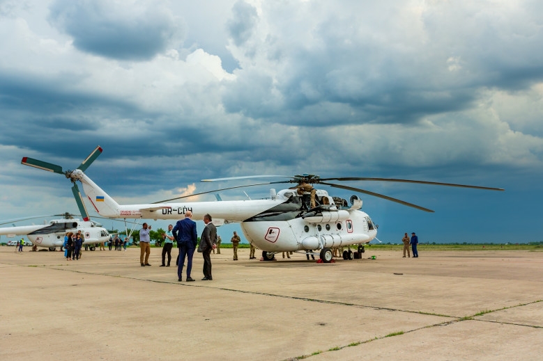 Presentation of Mi-8MTV-1 capabilities in Mykolaiv