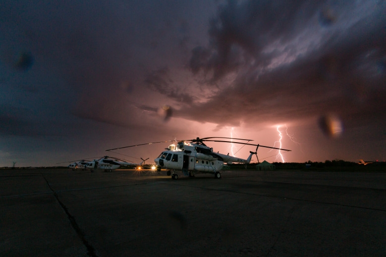 Presentation of Mi-8MTV-1 capabilities in Mykolaiv